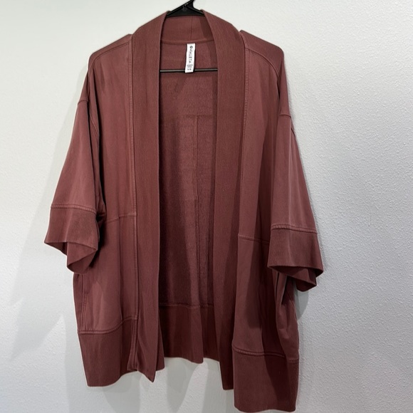 Athleta Sweaters - Athleta Lotus wrap small/medium s/m hearth rose soft